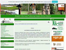 Tablet Screenshot of czarnia.samorzady.pl