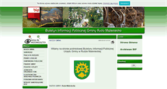 Desktop Screenshot of bip.rudamaleniecka.samorzady.pl