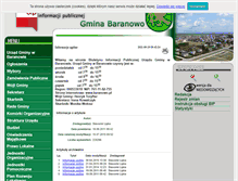 Tablet Screenshot of bip.baranowo.samorzady.pl